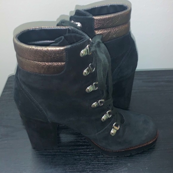 Sam Edelman Carolena Suede Booties - Picture 3 of 9